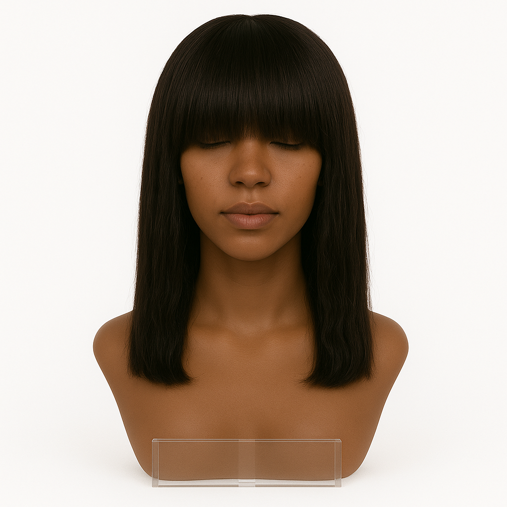 Straight Bang bob Wig