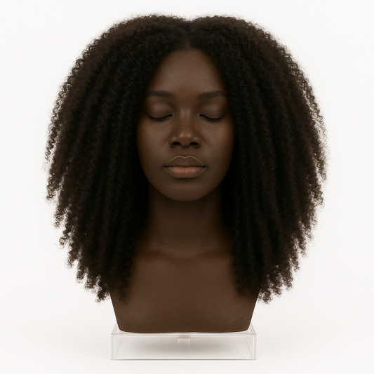 Afro Kinky 4x4 Transparent Closure Wig