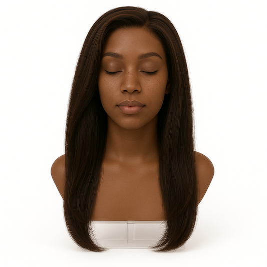Straight 4x4 Transparent Closure Wig
