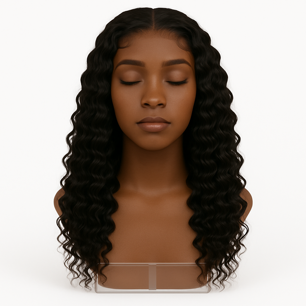 Deep Wave 13x4 Transparent Lace Front Wig