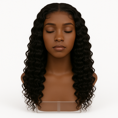 Deep Wave 13x4 Transparent Lace Front Wig