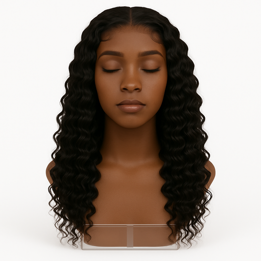 Deep Wave 13x4 Transparent Lace Front Wig